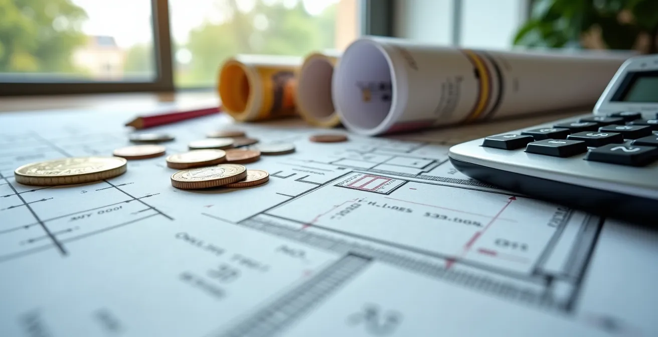 Comparaison visuelle des montants de taxe d'aménagement entre différentes régions